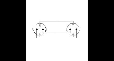 Procab CAB465/5-G Stroomkabel Verlengkabel 5 Meter