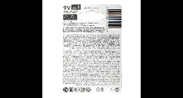 Varta 4122-B Longlife Alkaline 9 Volt Batterij - Per Stuk