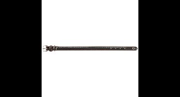 HUNTER Hondenhalsband Porto, zwart/cognac, Maat: 30