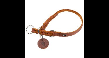 HUNTER Hondenhalsband Solid Education, cognac, Maat: L