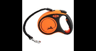 flexi Rollijn Xtreme Tape Leash, zwart, Maat: S 5m