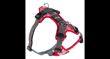 HUNTER Hondentuig Divo Reflect, rood, Maat: S-M