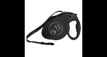flexi Rollijn Giant Tape Leash Black Edition, zwart