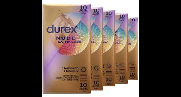 Durex Nude Condooms Extra Lube huid-op-huid gevoel (latex)