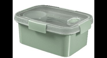 Curver smart to go eco lunchset rechthoekig 1,2 liter + bestekset & sauscup