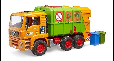 Bruder MAN TGA garbage truck orange