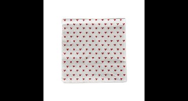 Servetten Harten Rood (Set van 20)