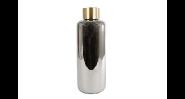 Vaas Sanne L zilver glas 10x10x36cm