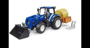 Bruder New Holland T5.120 met voorlader en laadbak