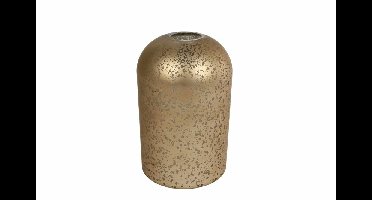 Vaas "Ted" L goud glas 10x10x16cm