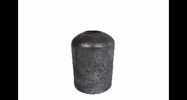 Vaas "Ted" S zwart glas 6,5x6,5x10cm