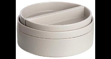 Gusta serveerset 4-delig 18,8x8,2cm taupe