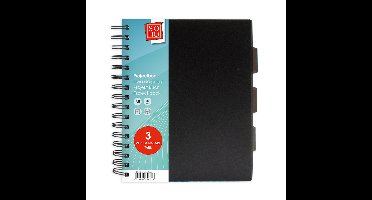Projectboek A5 zwart 200 vel