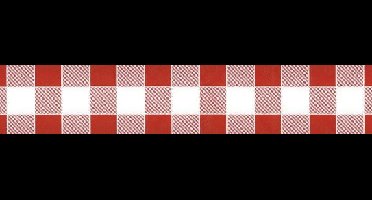 Wicotex tafelpapier op rol damast 120cmx8mtr. Ruit rood