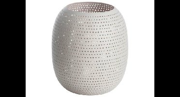 Gusta Lantaarn m/gaatjes 12x15cm Beige