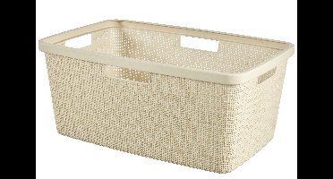Curver jute wasmand 46 liter offwhite