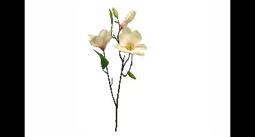 Kunstbloem Magnolia Stardust peach 60cm