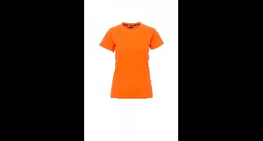 Damesshirt Runner fluor oranje