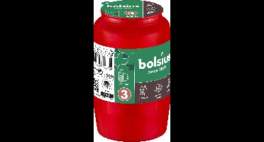 Bolsius herdenkingslicht compo nr 3 rood 20 stuks