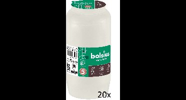 Bolsius Herdenkingslicht compo nr 5 transparant 20 stuks