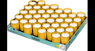 Horeca clear cups 55/42 tray 40 Amber