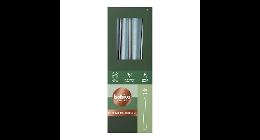 Bolsius gotische kaars 245/24 doos 4 Metallic Blauw