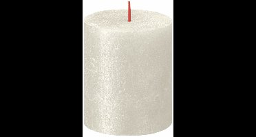 Bolsius shimmer rustiekkaars 80/68 ivoor