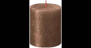 Bolsius Shimmer rustiekkaars 80/68 Koper