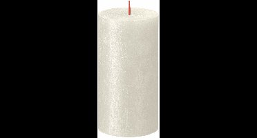 Bolsius shimmer rustiekkaars 130/68 ivoor