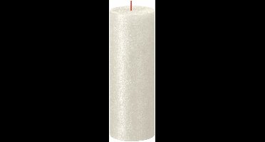 Bolsius shimmer rustiekkaars 190/68 ivoor
