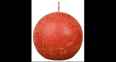 Bolsius rustieke bolkaars 7,6cm earthy orange