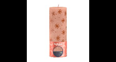 Bolsius silhouette rustiekkaars 190/68 creamy caramel