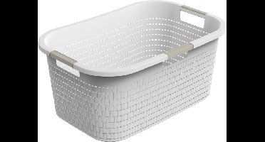 Rotho wasmand 40 liter country wit