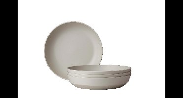 Set van 4 Mepal diepe borden silueta 210 mm nordic white