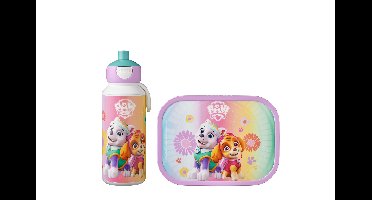 2-delige Mepal lunchset campus Paw Patrol girls lunchbox + drinkfles pop-up