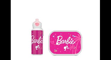 2-delige Mepal lunchset campus Barbie lunchbox + drinkfles pop-up