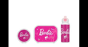 3-delige Mepal lunchset campus Barbie lunchbox + fruitbox + drinkfles pop-up