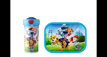 2-delige Mepal lunchset campus Paw Patrol pups lunchbox + schoolbeker