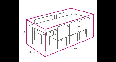 Winza tuinset beschermhoes 245 x 150 x 95 cm