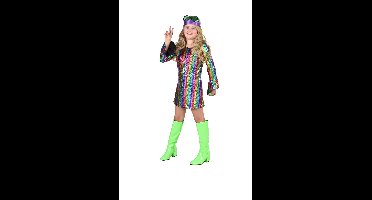 Regenboog Disco jurk