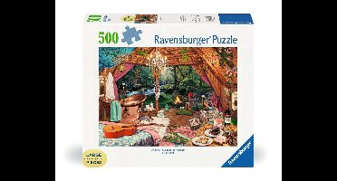 Ravensburger puzzel cozy glamping 500 stukjes XL
