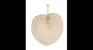 Wandversiering Leaf naturel riet