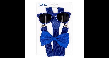 Accessoireset blauw 3 delig
