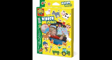 SES raamstickers boerderij