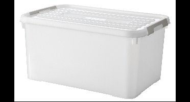 Curver handy+ opbergbox 115 liter transparant