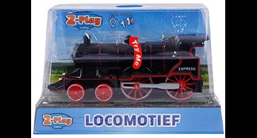2 play traffic Locomotief zwart