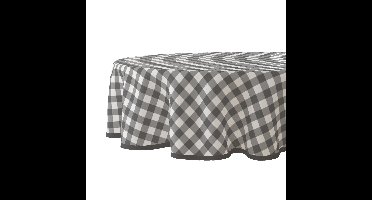 Wicotex tafelzeil rond ruit grijs 160cm