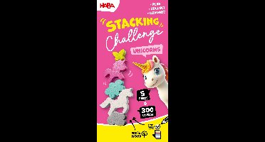 Haba game stacking challenge unicorns
