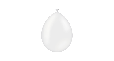 Ballonnen wit 50 stuks