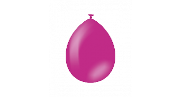 Ballonnen fuchsia 50 stuks